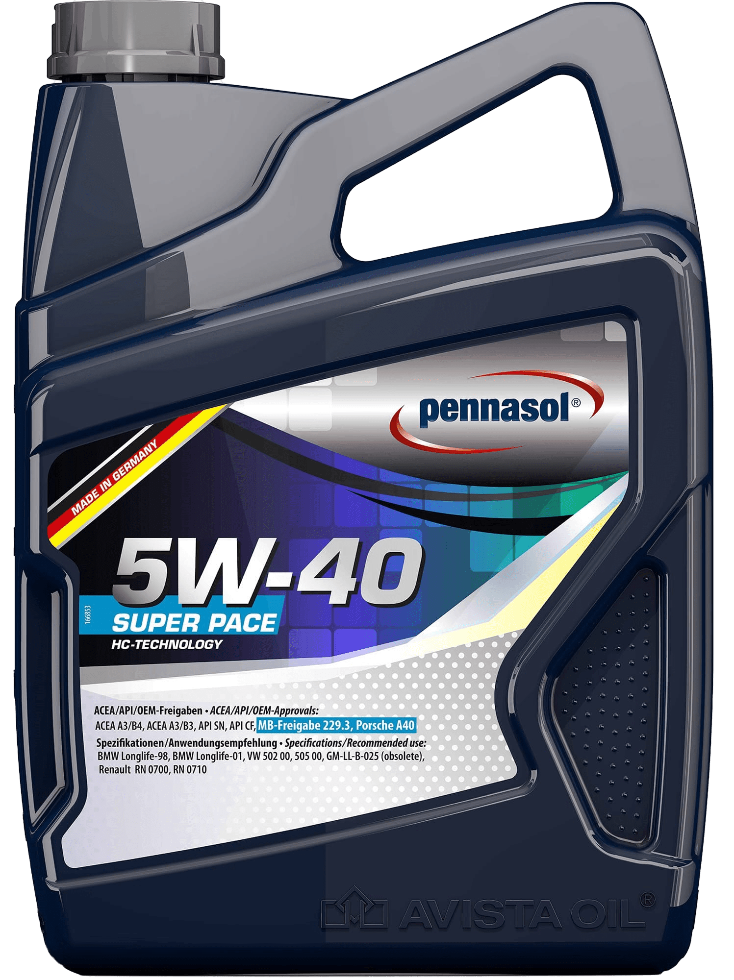 Моторное масло Pennasol Super Pace 5W-40, 5л